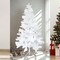 4ft White Classic Canadian Pine Christmas Tree with Hinged Branches and Stand